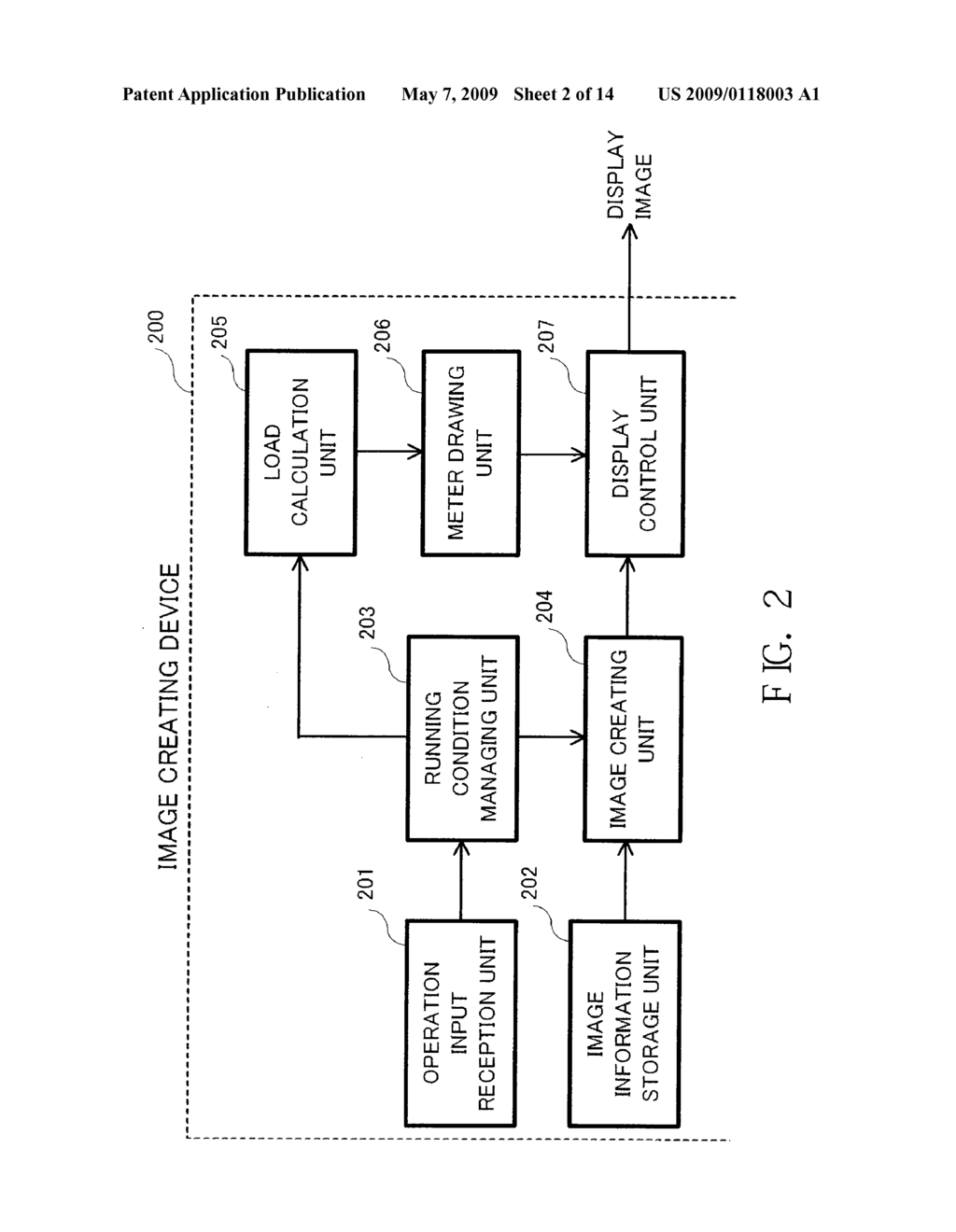 Image Creating Device, Load Display Method, Recording Medium, and Program - diagram, schematic, and image 03