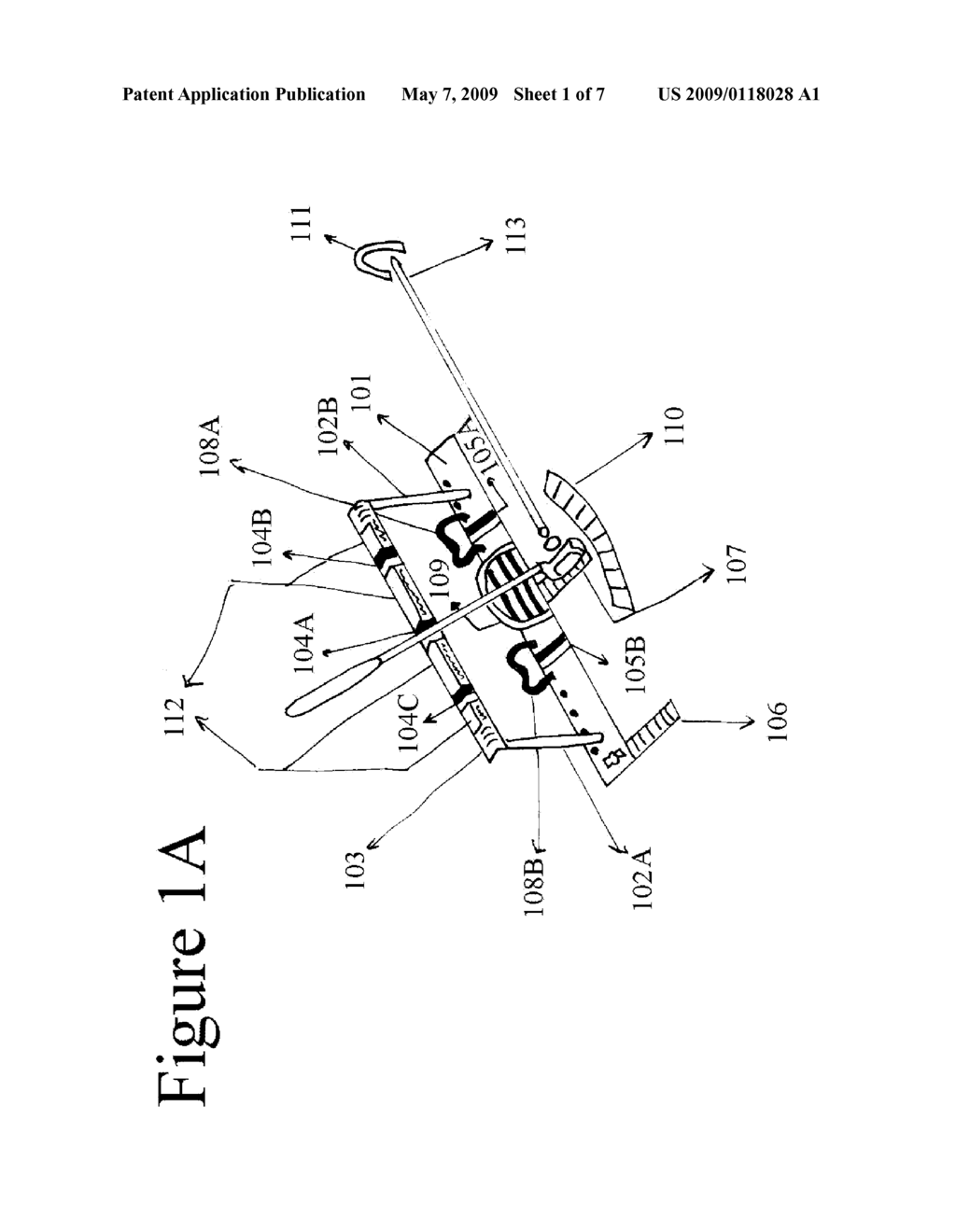 GOLF PLANING PUTTING STROKE TRAINING DEVICE - diagram, schematic, and image 02