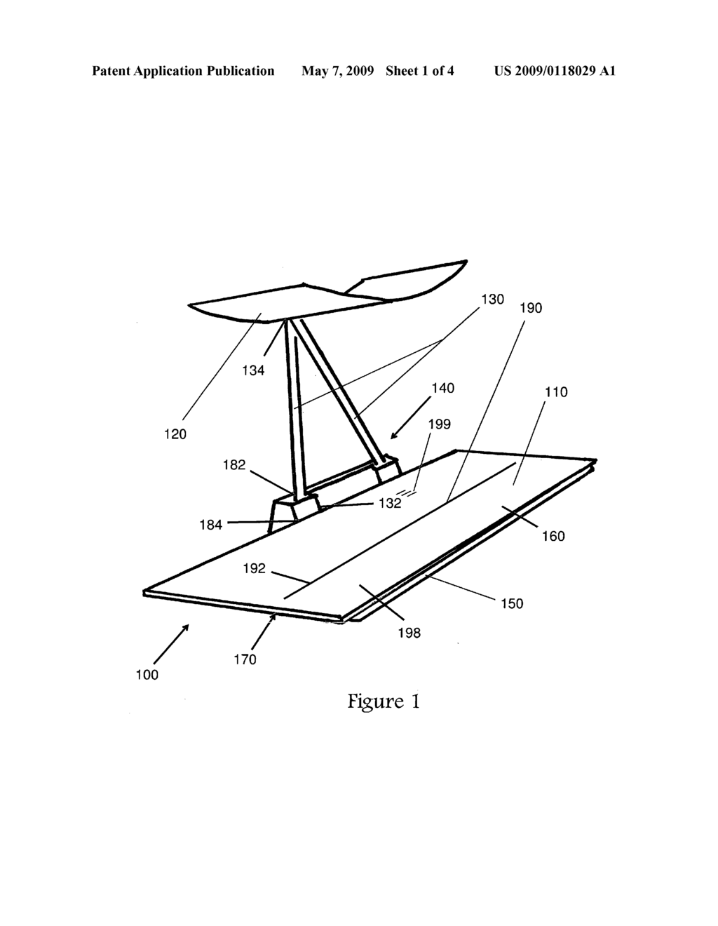 Device for visualizing and practicing a correct golf swing - diagram, schematic, and image 02