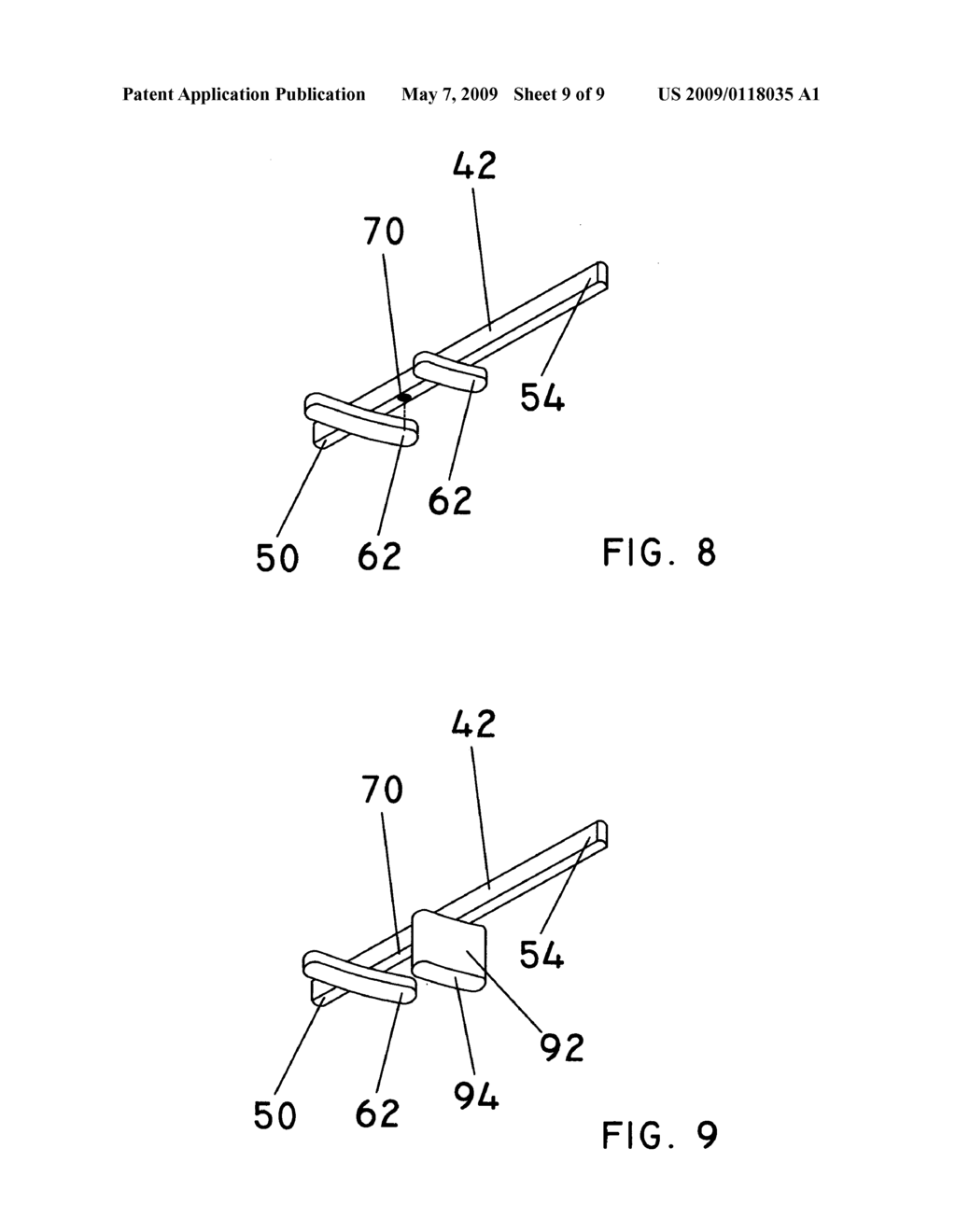 Adjustable alignment golf putter - diagram, schematic, and image 10