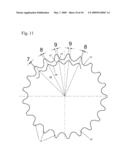 RANDOM ELASTOMER CUSHION RINGS FOR A CHAIN SPROCKET diagram and image