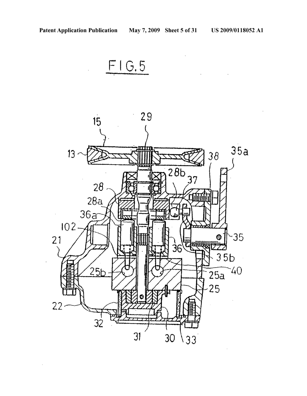 Axle Driving Unit For A Lawn Tractor - diagram, schematic, and image 06