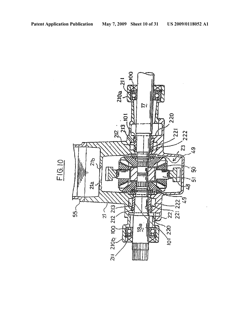 Axle Driving Unit For A Lawn Tractor - diagram, schematic, and image 11