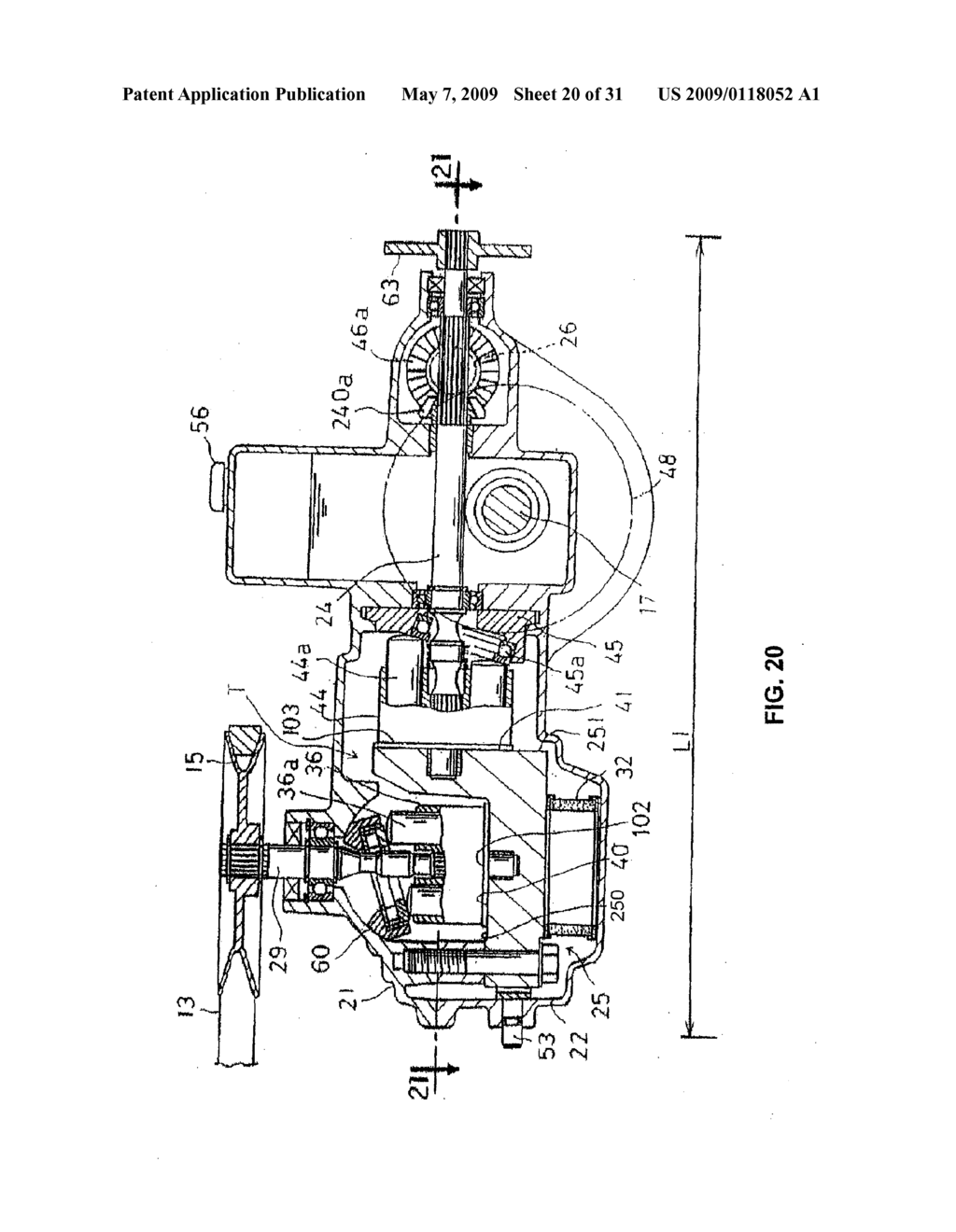 Axle Driving Unit For A Lawn Tractor - diagram, schematic, and image 21