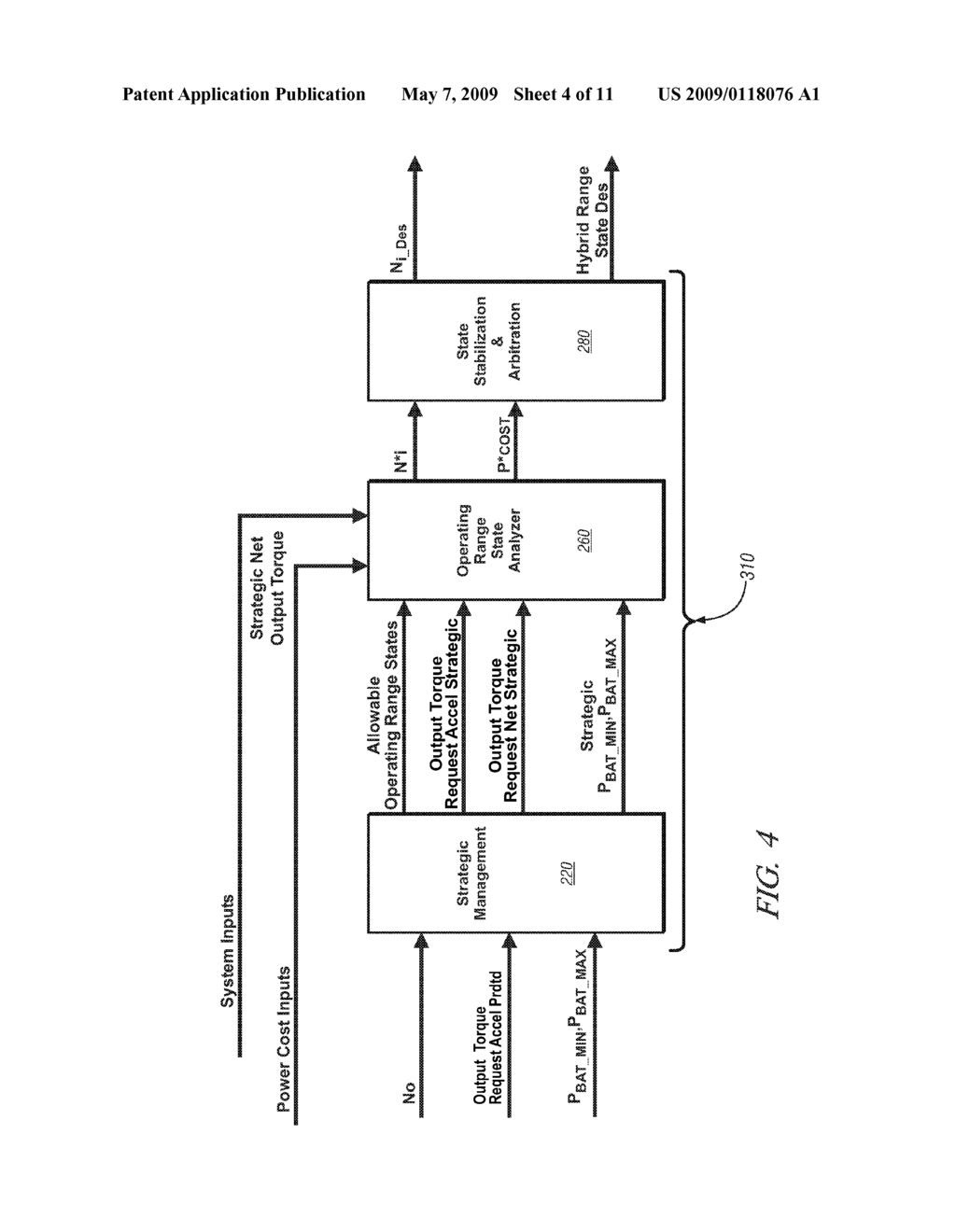 METHOD FOR PREFERENTIAL SELECTION OF MODE AND GEAR AND INPUT SPEED BASED ON MULTIPLE ENGINE STATE FUELING COSTS FOR A HYBRID POWERTRAIN SYSTEM - diagram, schematic, and image 05