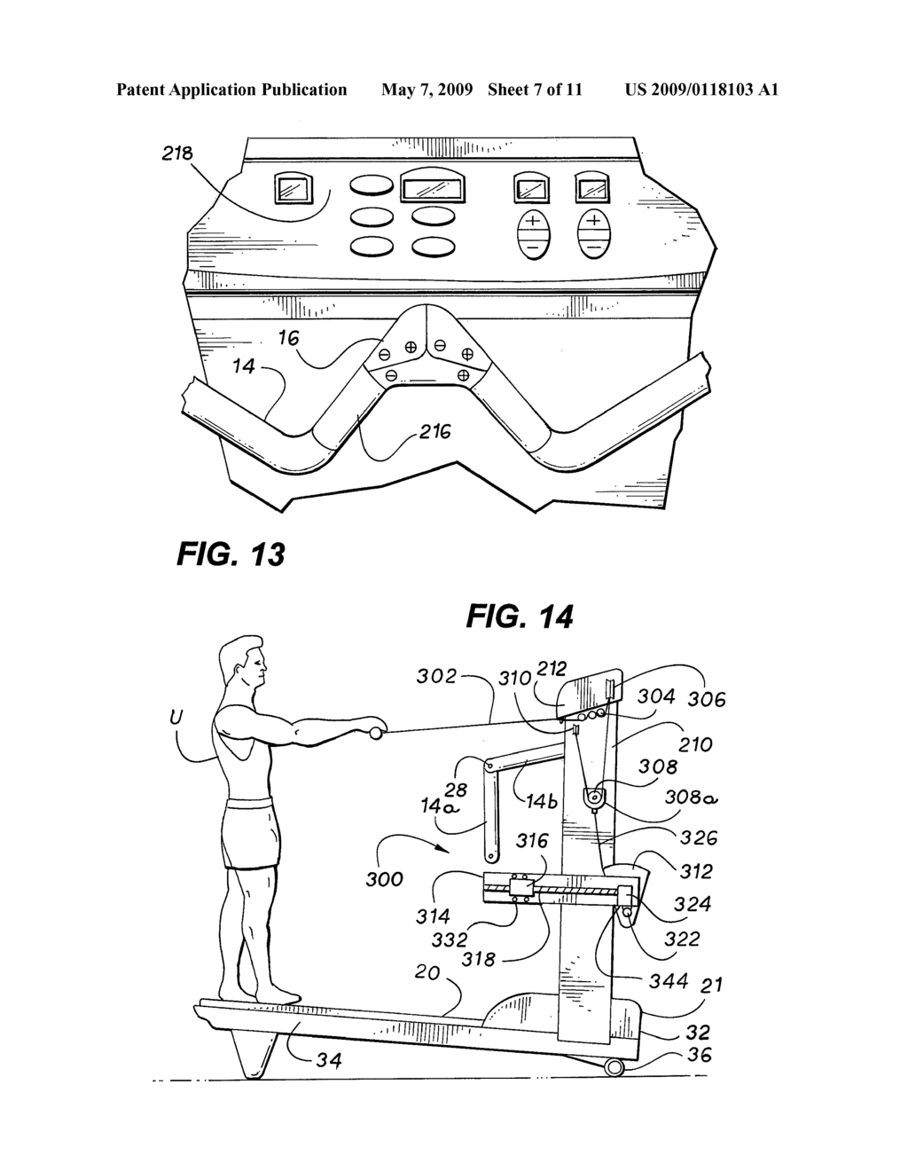 DUAL DIRECTION EXERCISE TREADMILL FOR SIMULATING A DRAGGING OR PULLING ACTION WITH A USER ADJUSTABLE CONSTANT STATIC WEIGHT RESISTANCE - diagram, schematic, and image 08