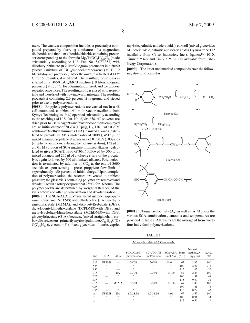 Self Limiting Catalyst Composition and Propylene Polymerization Process - diagram, schematic, and image 09