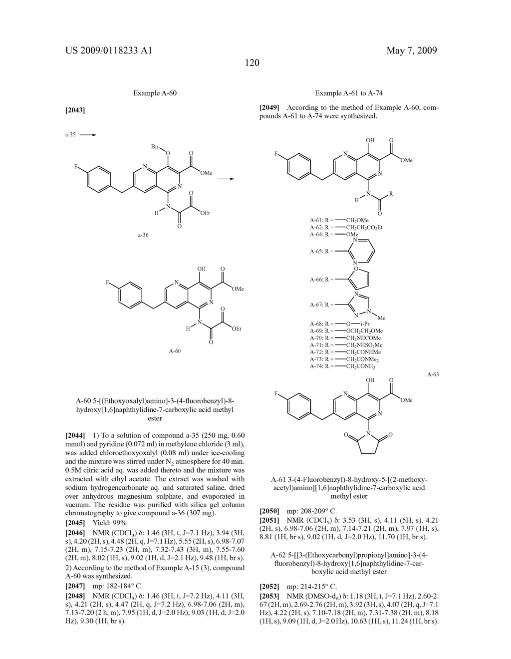 Heterocyclic compounds having inhibitory activity against HIV integrase - diagram, schematic, and image 121
