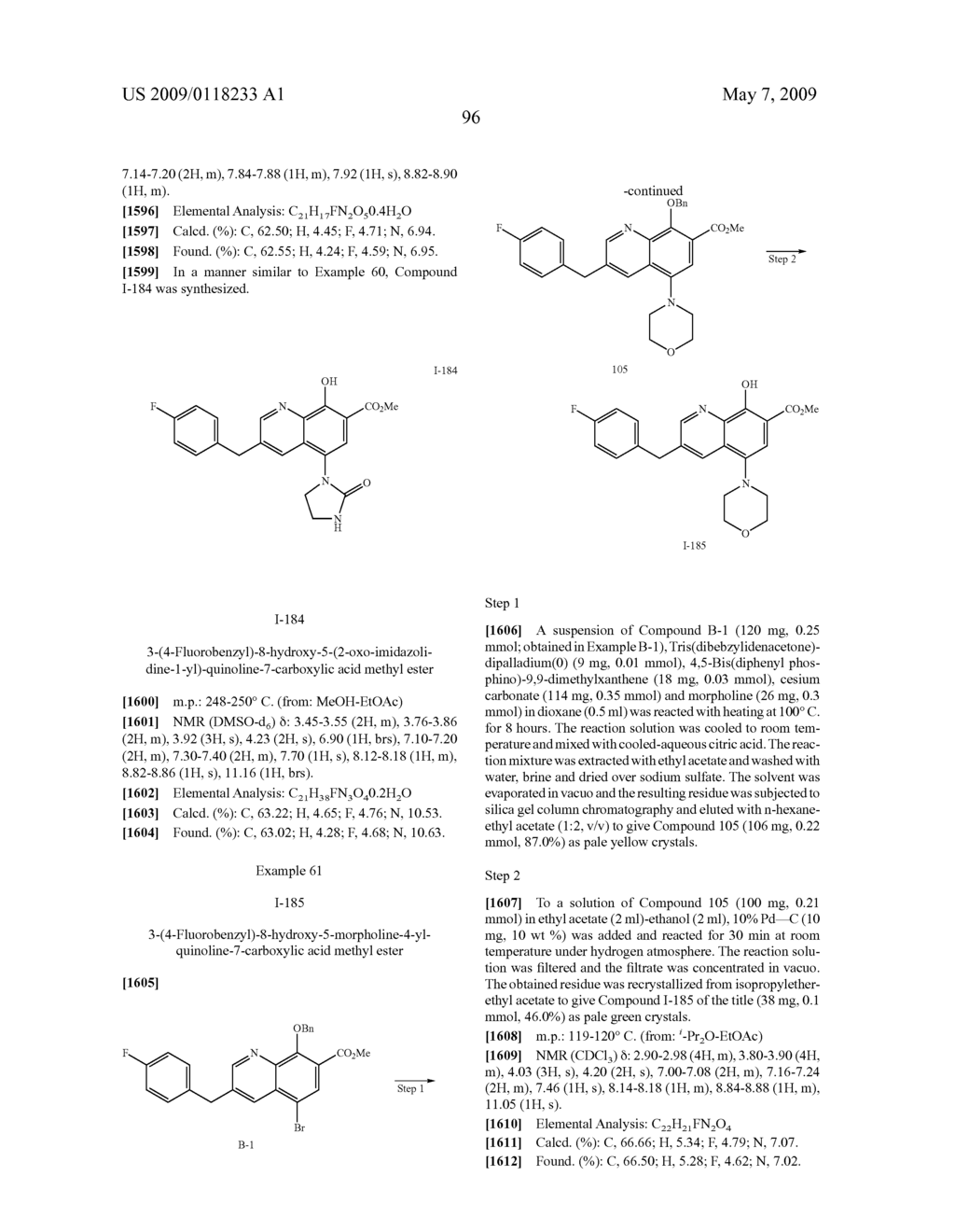 Heterocyclic compounds having inhibitory activity against HIV integrase - diagram, schematic, and image 97