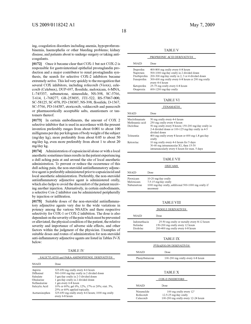 Injectable capsaicin with non-steroidal anti-inflammatory adjunctive agent - diagram, schematic, and image 24