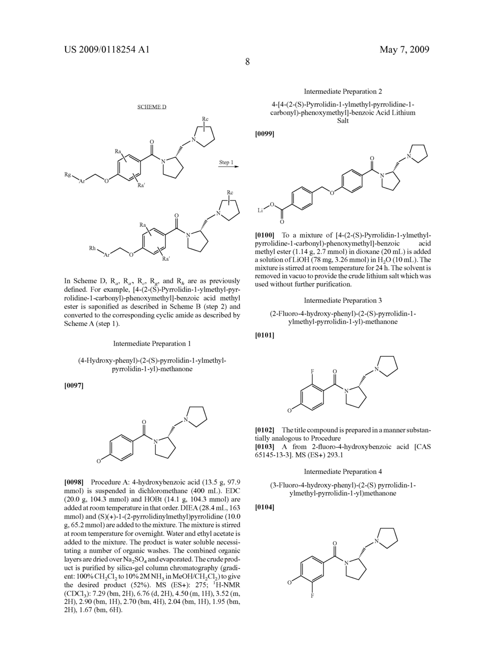 HISTAMINE H3 RECEPTOR AGENTS, PREPARATION AND THERAPEUTIC USES - diagram, schematic, and image 09