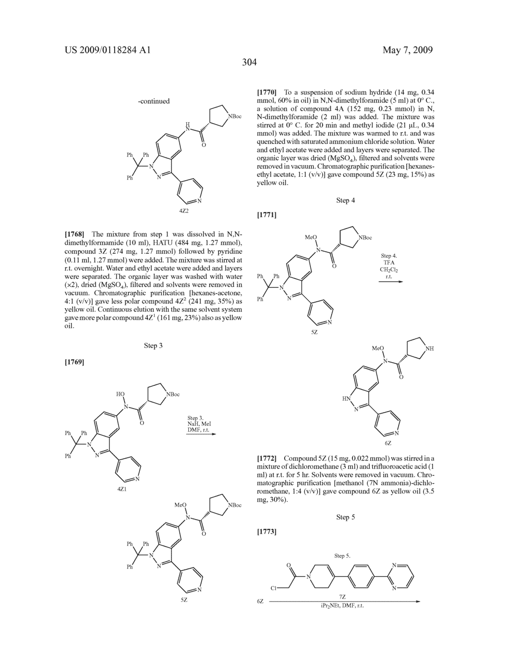 Novel compounds that are ERK inhibitors - diagram, schematic, and image 305