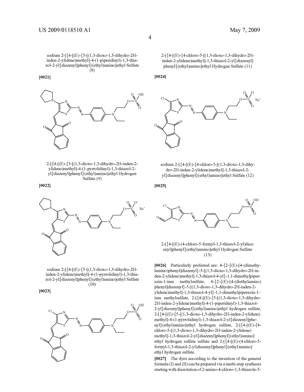 Dark coloured azo dyes - diagram, schematic, and image 05