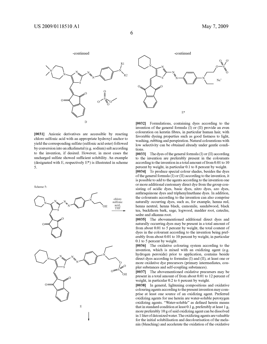 Dark coloured azo dyes - diagram, schematic, and image 07