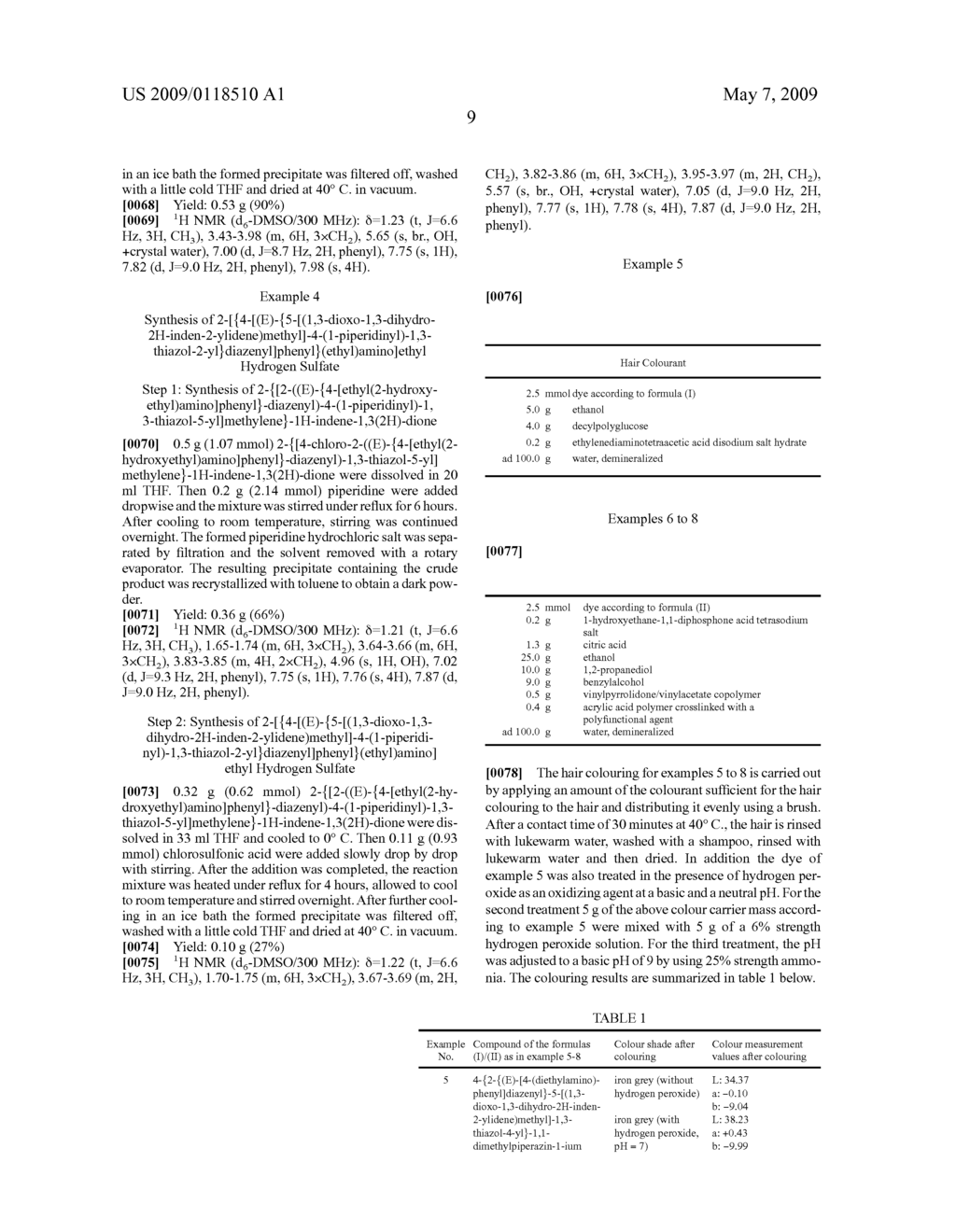 Dark coloured azo dyes - diagram, schematic, and image 10