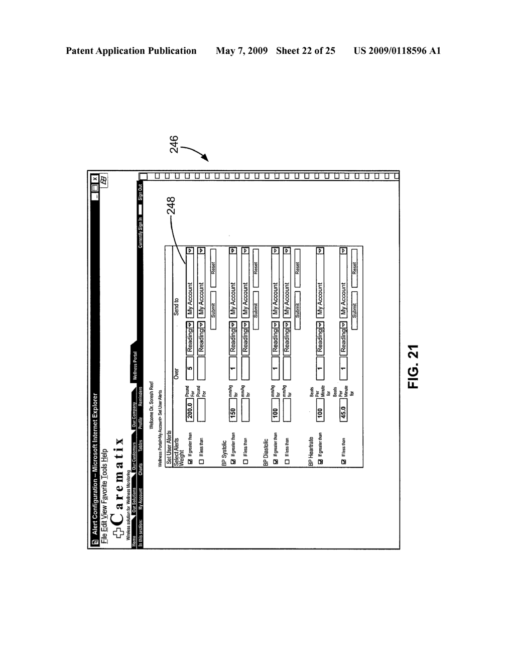 Method and Apparatus for Remotely Monitoring the Condition of a Patient - diagram, schematic, and image 23