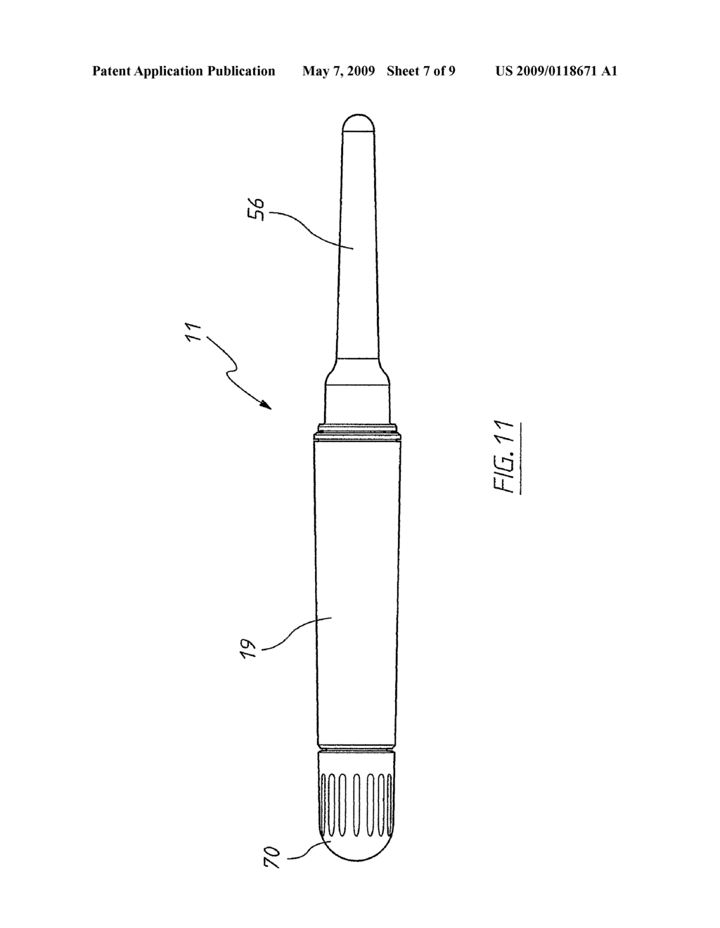 Retractable needle device - diagram, schematic, and image 08