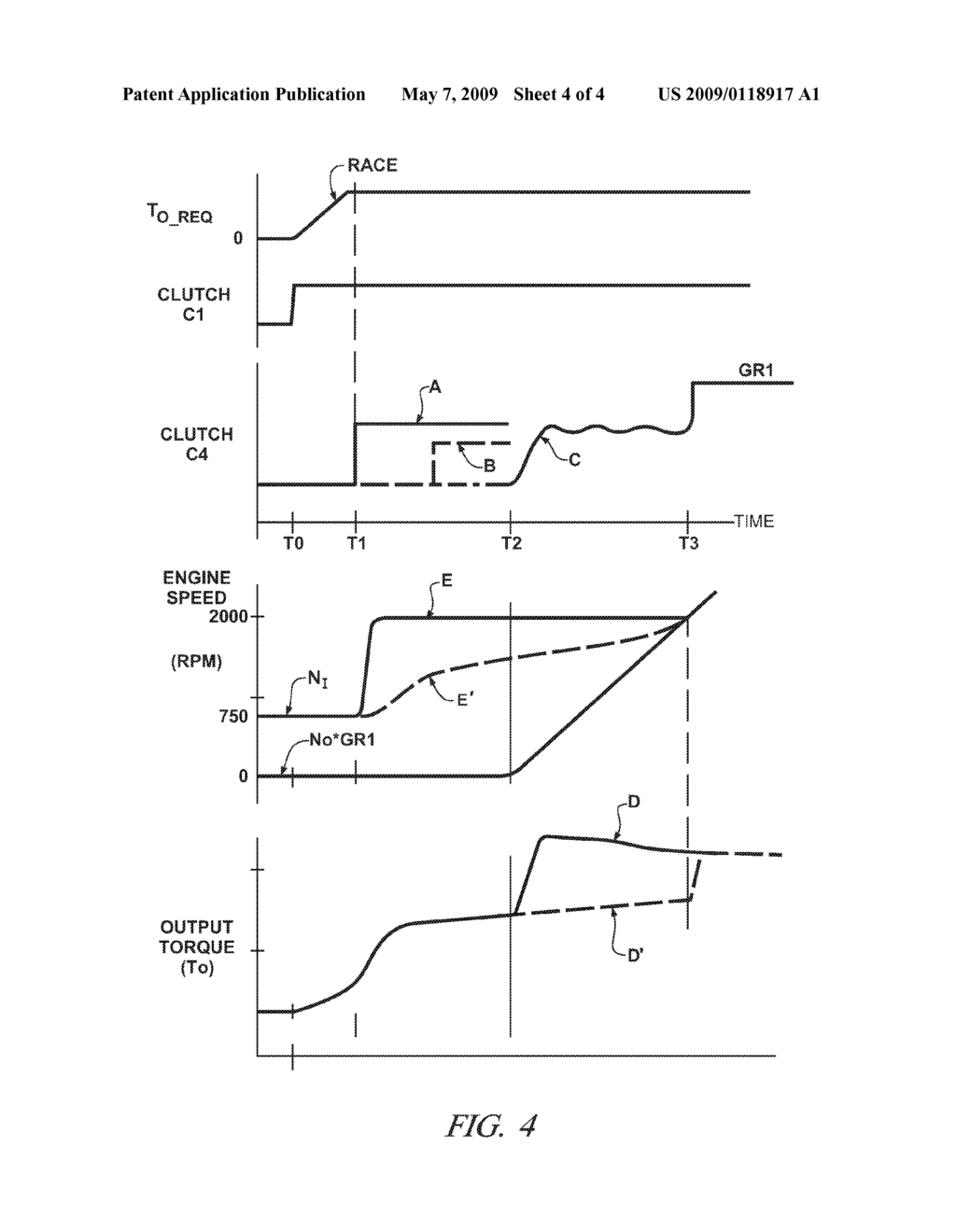 METHOD AND APPARATUS TO CONTROL LAUNCH OF A VEHICLE HAVING AN ELECTRO-MECHANICAL TRANSMISSION - diagram, schematic, and image 05