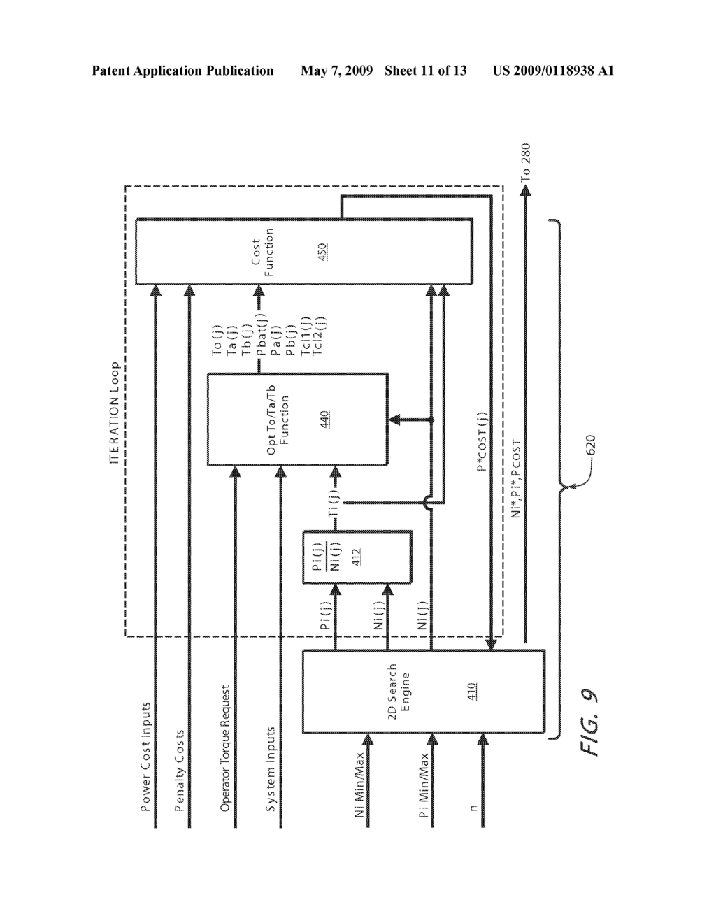 METHOD FOR CONTROLLING A POWERTRAIN SYSTEM BASED UPON ENERGY STORAGE DEVICE TEMPERATURE - diagram, schematic, and image 12