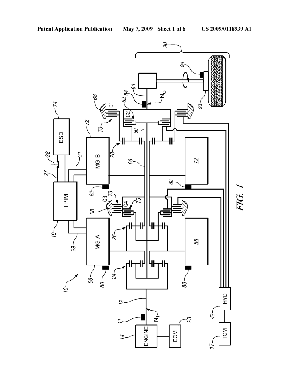 METHOD FOR CONTROLLING AN ENGINE OF A HYBRID POWERTRAIN IN A FUEL ENRICHMENT MODE - diagram, schematic, and image 02