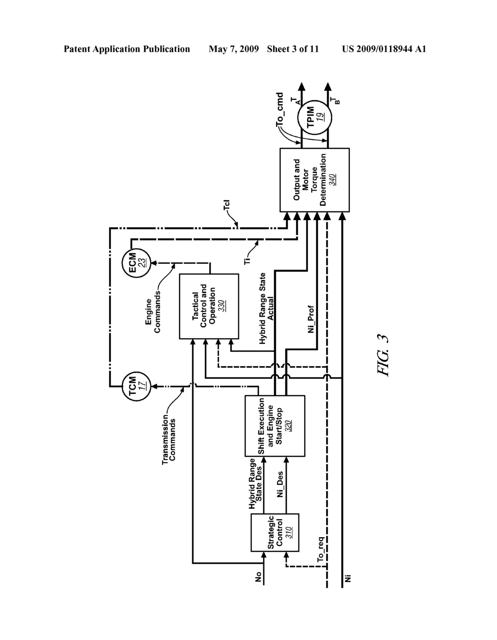 METHOD AND APPARATUS TO DETERMINE A PREFERRED OUTPUT TORQUE FOR OPERATING A HYBRID TRANSMISSION IN A FIXED GEAR OPERATING RANGE STATE - diagram, schematic, and image 04