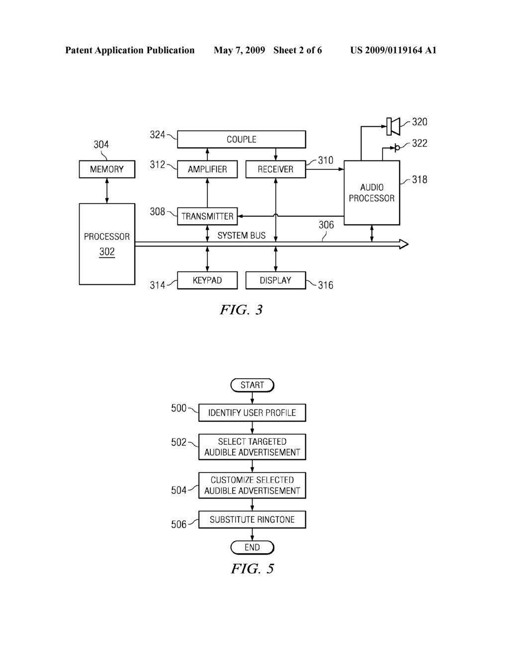 Method and Apparatus for Distributing Targeted Audible Advertisements as Ringtones - diagram, schematic, and image 03