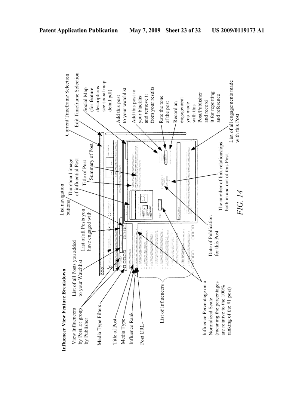 System and Method For Advertisement Targeting of Conversations in Social Media - diagram, schematic, and image 24