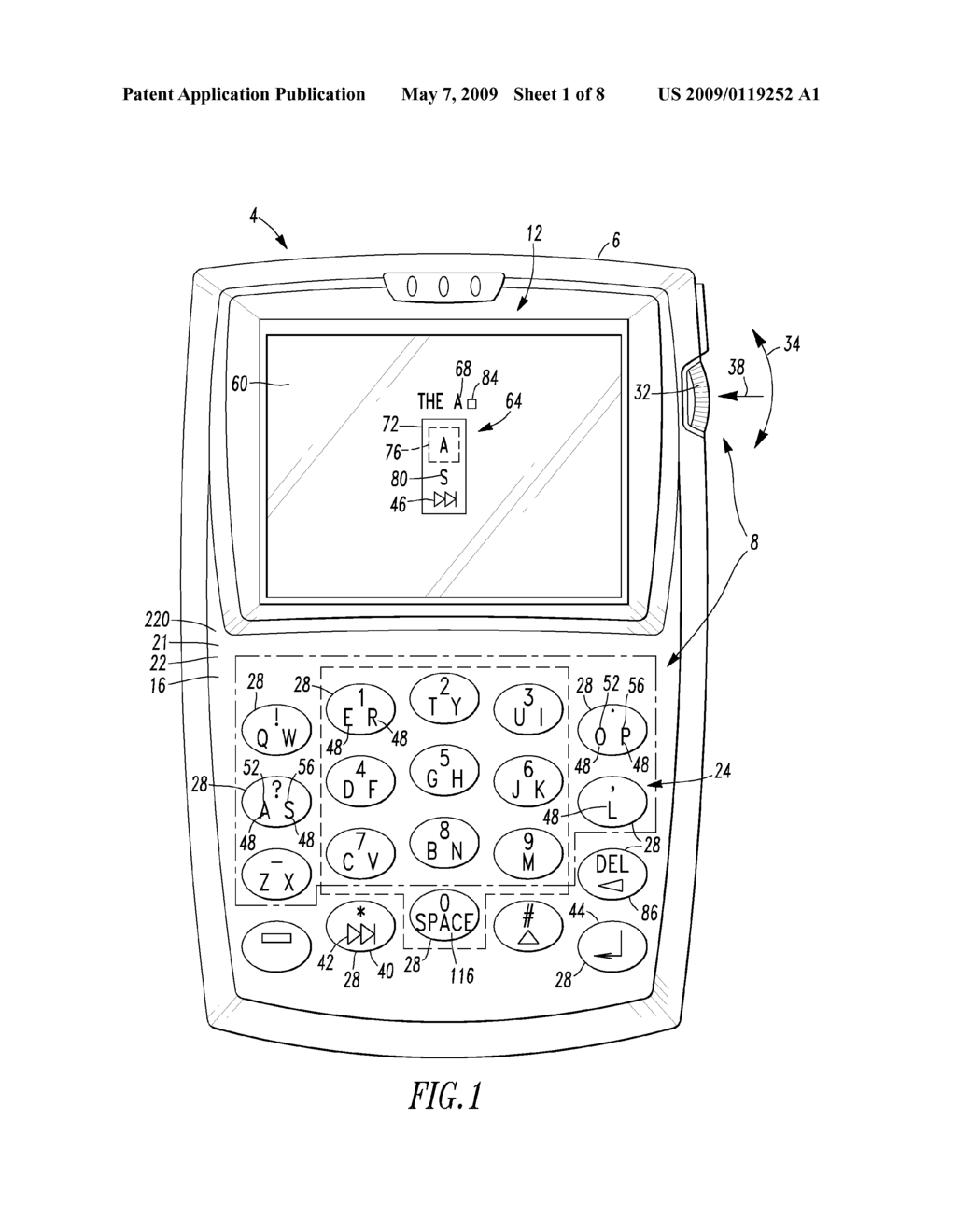METHOD OF PROVIDING A NUMBER OF SEARCH RESULTS FOR A HANDHELD ELECTRONIC DEVICE, AND SYSTEM AND HANDHELD ELECTRONIC DEVICE EMPLOYING THE SAME - diagram, schematic, and image 02