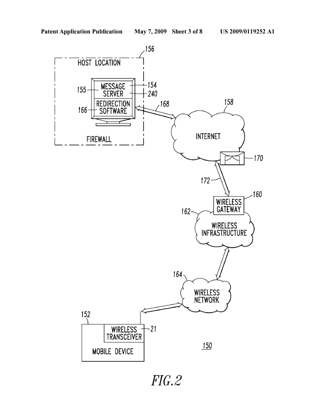 METHOD OF PROVIDING A NUMBER OF SEARCH RESULTS FOR A HANDHELD ELECTRONIC DEVICE, AND SYSTEM AND HANDHELD ELECTRONIC DEVICE EMPLOYING THE SAME - diagram, schematic, and image 04