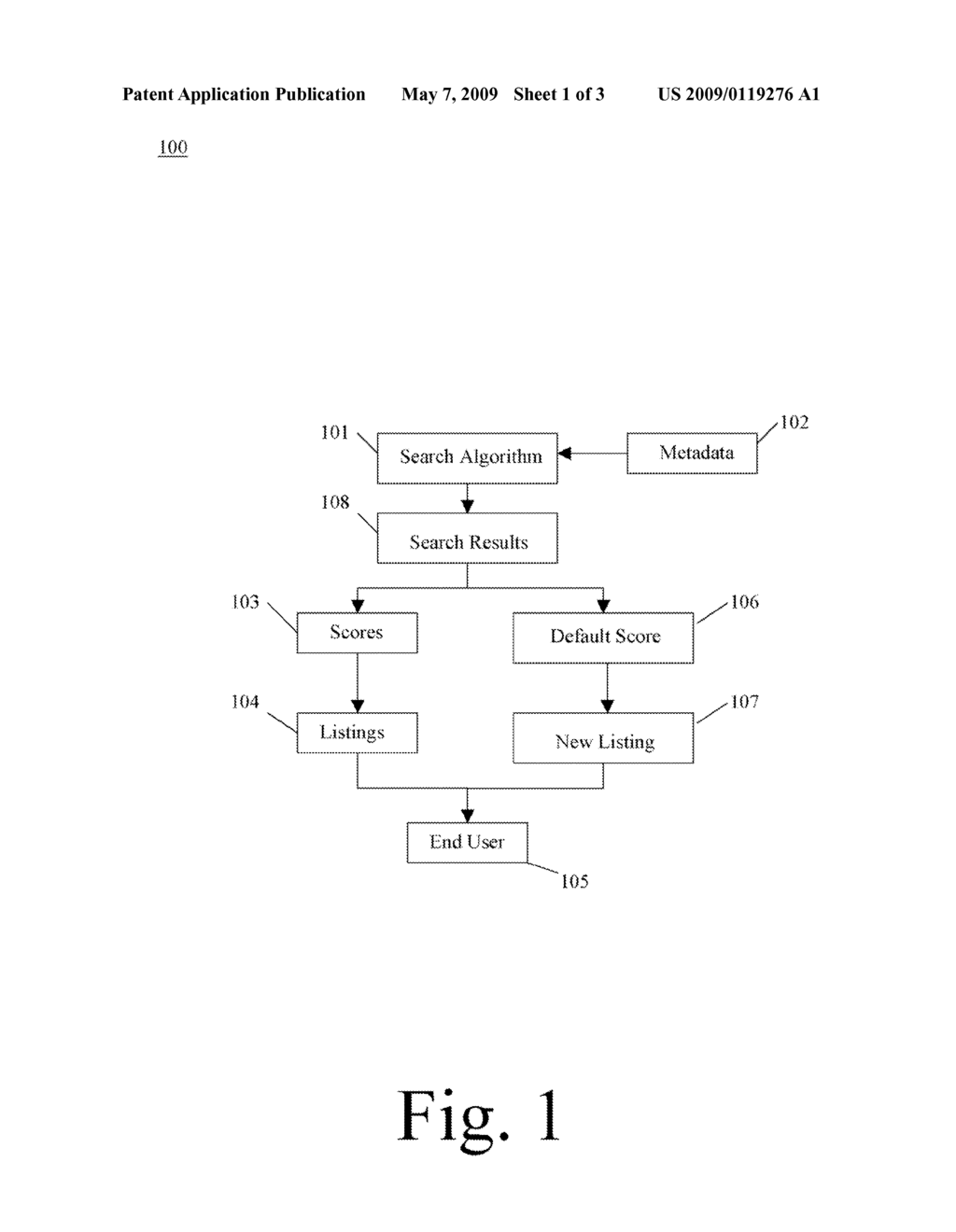 Method and Internet-based Search Engine System for Storing, Sorting, and Displaying Search Results - diagram, schematic, and image 02