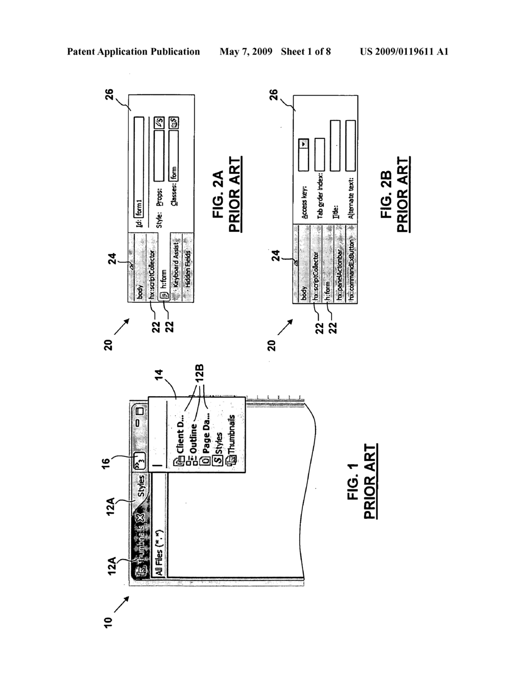 USER INTERFACE FOR A TABBED PANE - diagram, schematic, and image 02