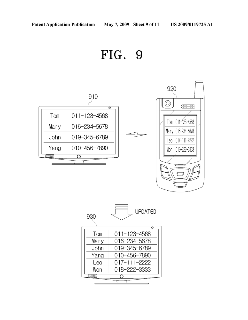 METHOD FOR PROVIDING VIDEO TELEPHONY USING BROADCAST RECEIVING APPARATUS - diagram, schematic, and image 10