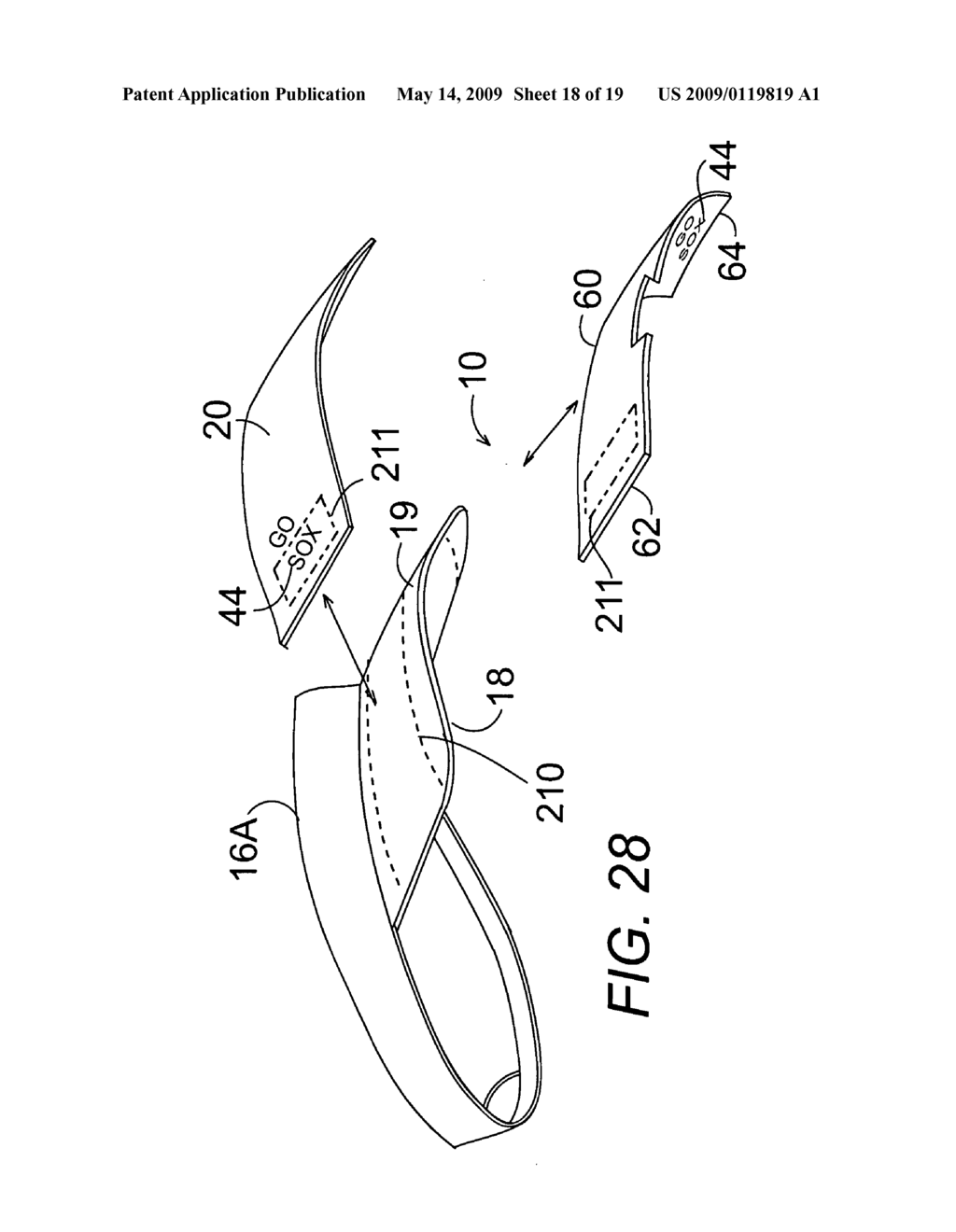 Wearable headwear accessory device for communicating - diagram, schematic, and image 19