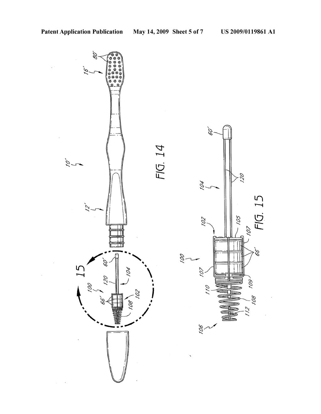 ILLUMINATED FLASHING TOOTHBRUSH AND METHOD OF USE - diagram, schematic, and image 06