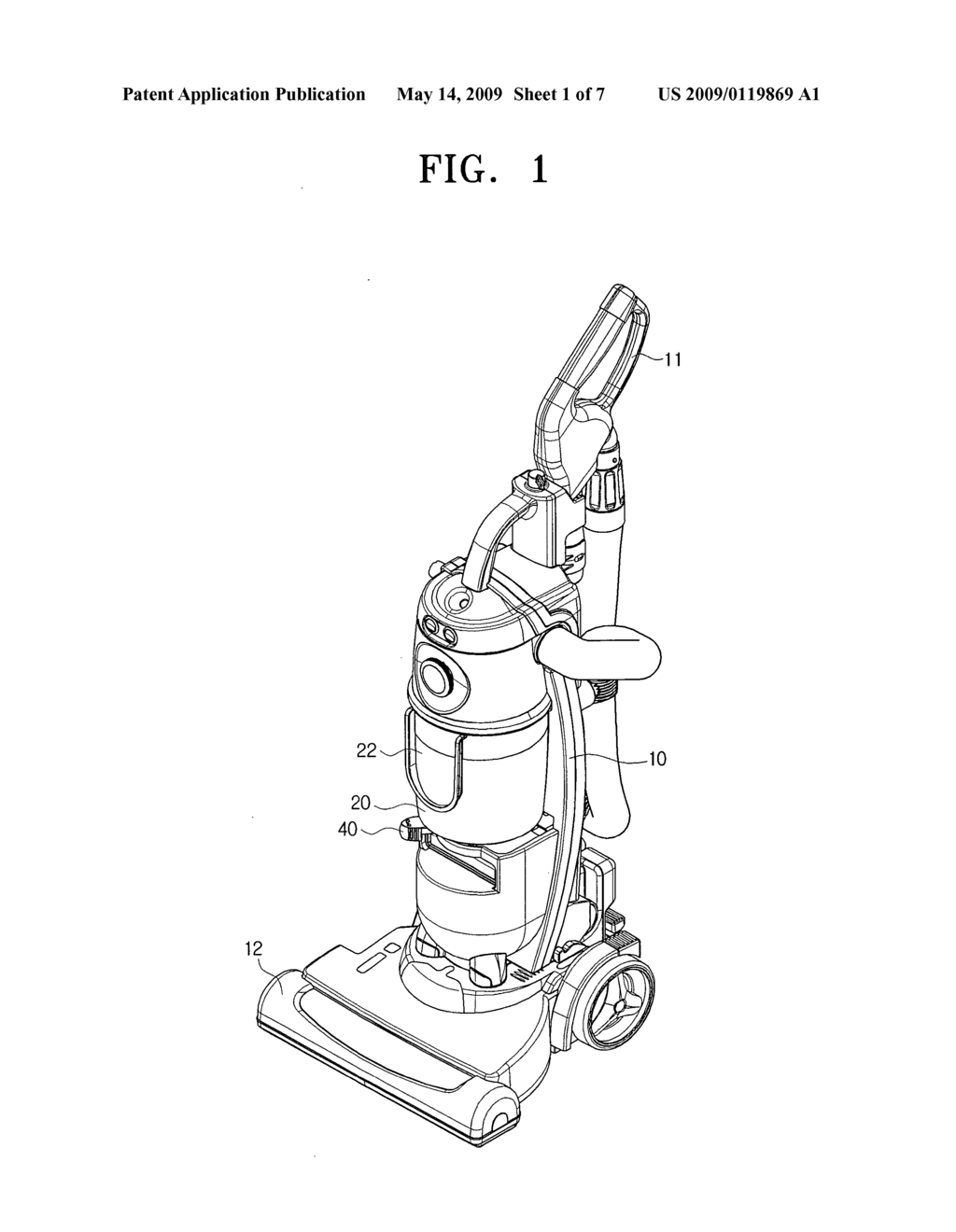 Vacuum cleaner - diagram, schematic, and image 02