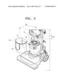 Vacuum cleaner diagram and image