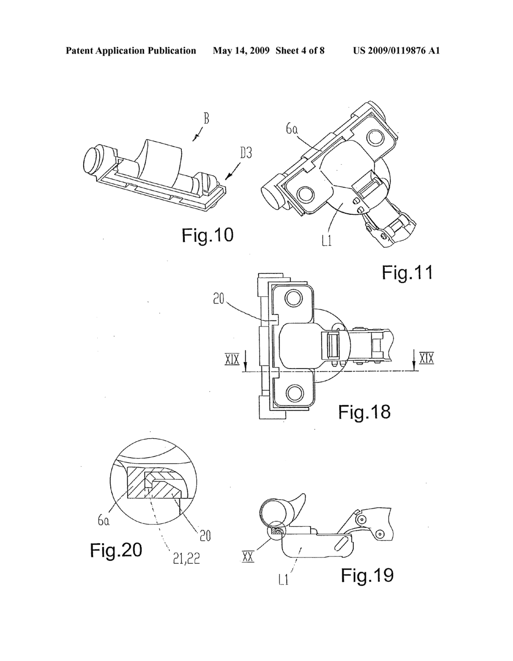 Furniture Hinge with Equipment - diagram, schematic, and image 05