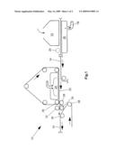 Roller arrangement for producing fleece diagram and image