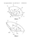 FOLD-OUT ADVERTISING DISPLAY STAND diagram and image