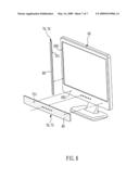 Display having adhesive structure diagram and image