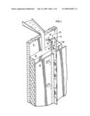 Concrete form tie with connector for finishing panel diagram and image