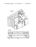 Concrete form tie with connector for finishing panel diagram and image