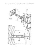 Concrete form tie with connector for finishing panel diagram and image