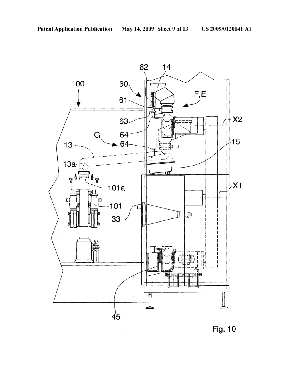 APPARATUS AND METHOD FOR FEEDING A PACKAGING MACHINE WITH A PRODUCT - diagram, schematic, and image 10