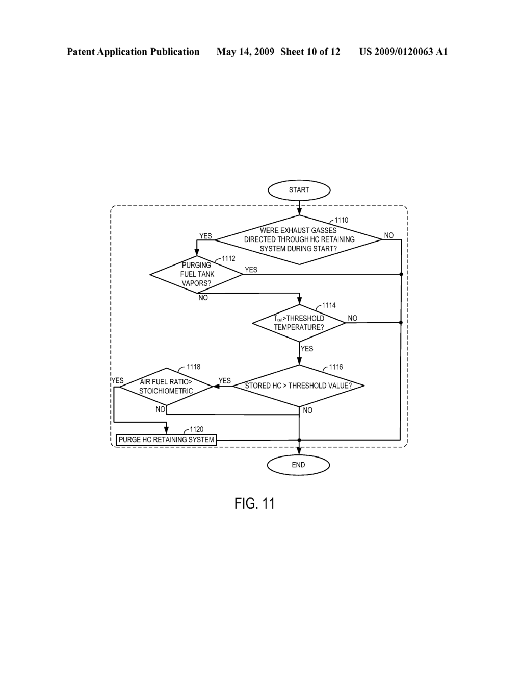 Hydrocarbon Retaining System Configuration for Combustion Engine - diagram, schematic, and image 11