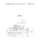 LOCKING STRUCTURE OF TILTING AND TELESCOPIC STEERING COLUMN diagram and image