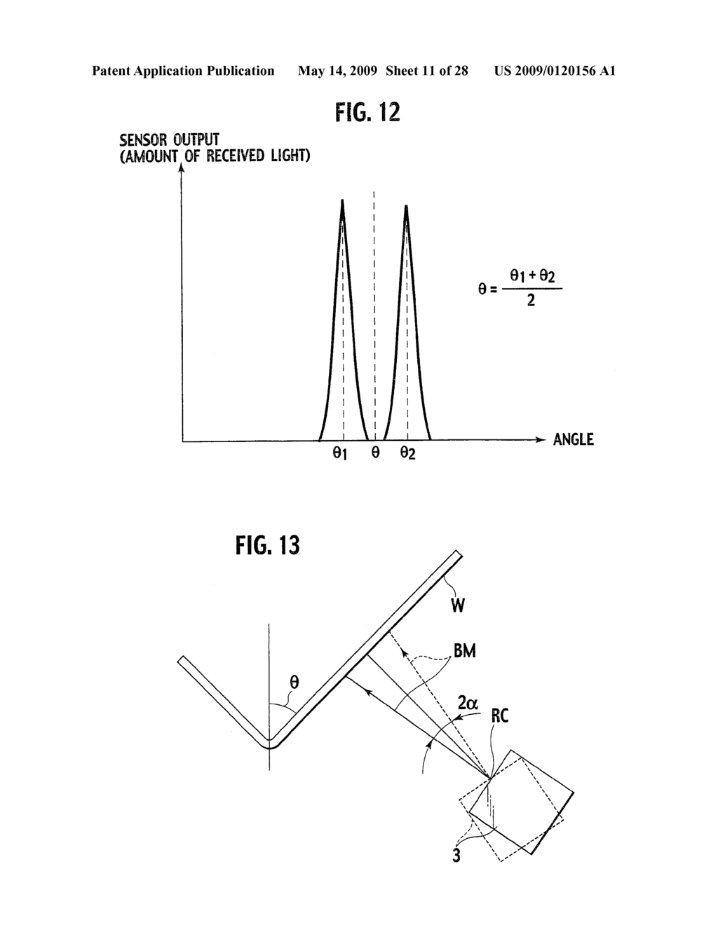 WORK BENDING ANGLE DETECTING DEVICE AND WORK BENDING MACHINE - diagram, schematic, and image 12