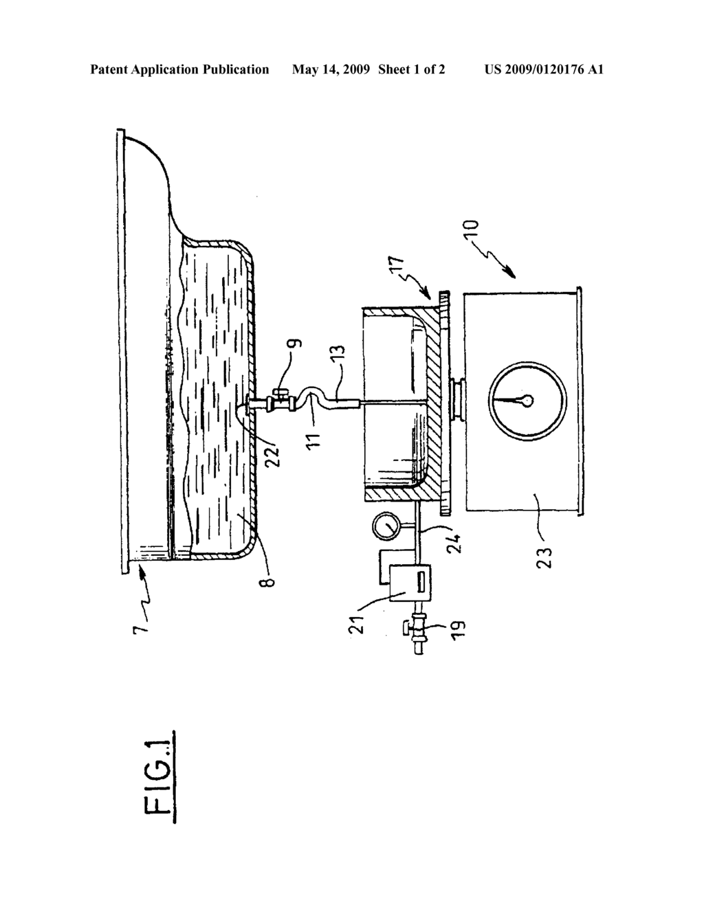 METHOD AND DEVICE FOR AUTOMATICALLY MEASURING OIL CONSUMPTION OF AN INTERNAL COMBUSTION ENGINE AND FOR CHANGING THE OIL OF SAID ENGINE - diagram, schematic, and image 02