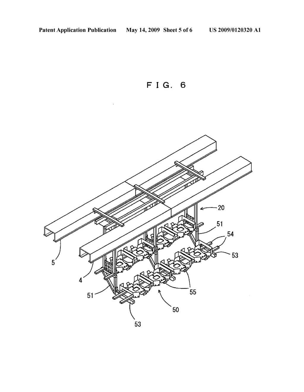 OVERHEAD TRAVELING VEHICLE SYSTEM AND CONSTRUCTION METHOD OF BUFFER IN THE SYSTEM - diagram, schematic, and image 06