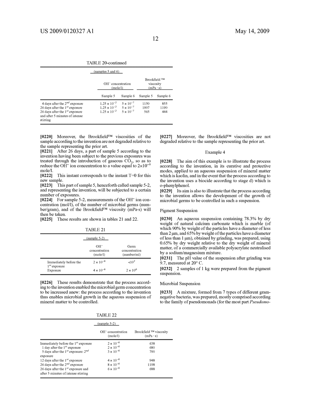 Method for Controlling Microbial Contamination, Mineral Suspensions Obtained and Uses Thereof - diagram, schematic, and image 13